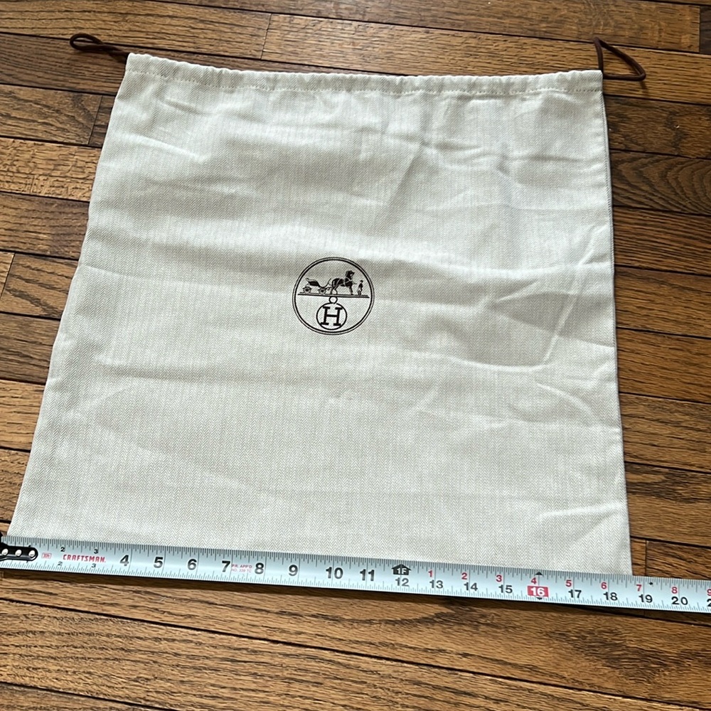 Authentic Hermes dust bag for birkin 25 size or other small bag